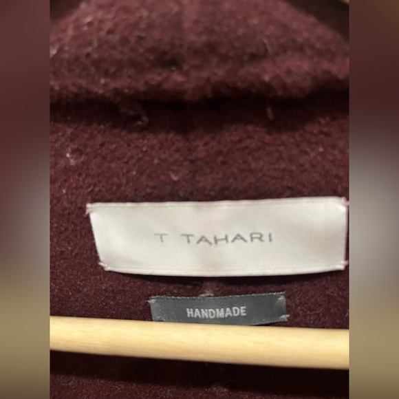 Tahari wool blend wrap coat - Picture 5 of 6